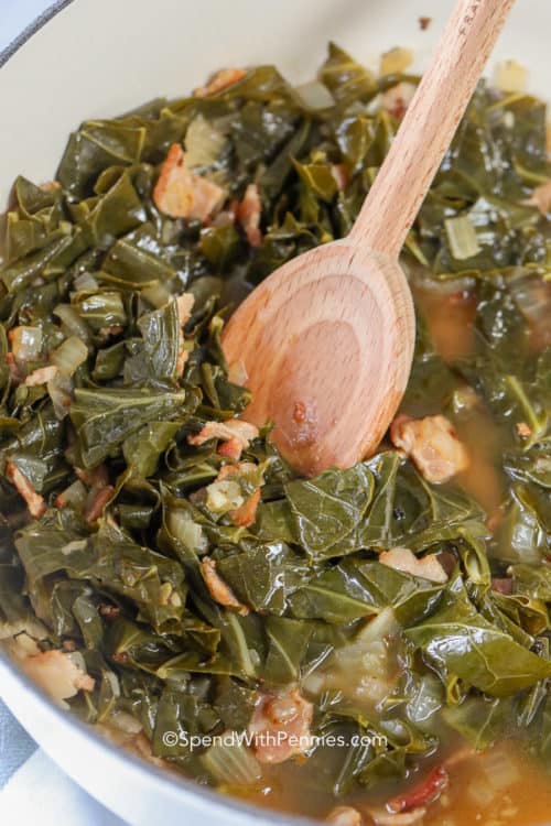 Collard Greens {Easy SouthernInspired Recipe!} Spend With Pennies