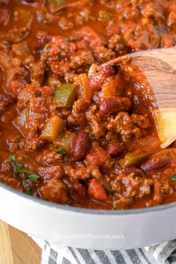 The Best Chili Recipe {EASY RECIPE} - Spend With Pennies