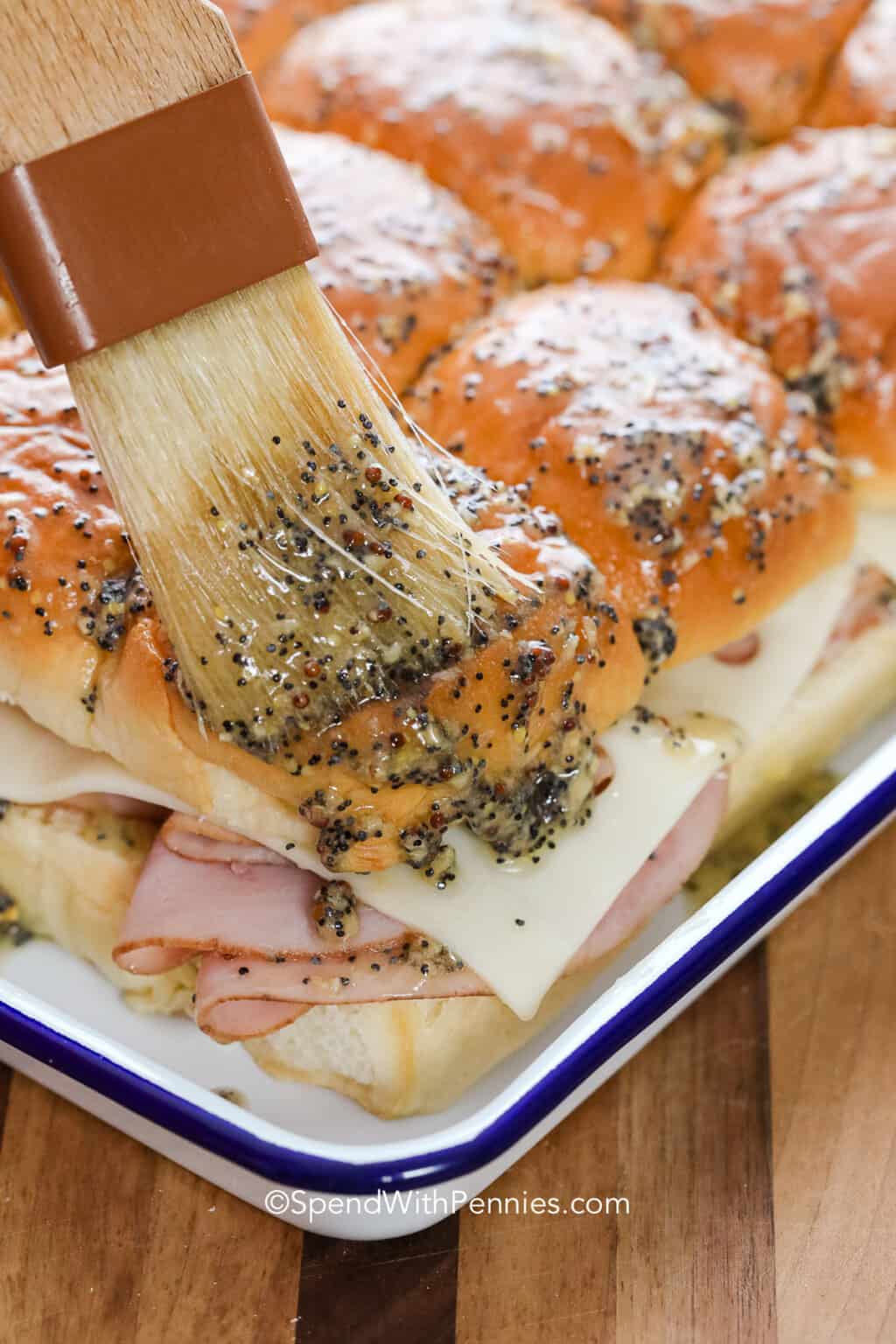 Baked Ham and Cheese Sliders Spend With Pennies