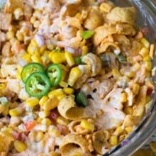 frito corn salad in a bowl