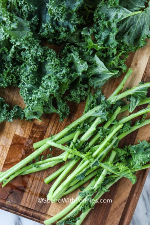 Garlic Bacon Kale Recipe (How to Cook Kale) Spend With Pennies