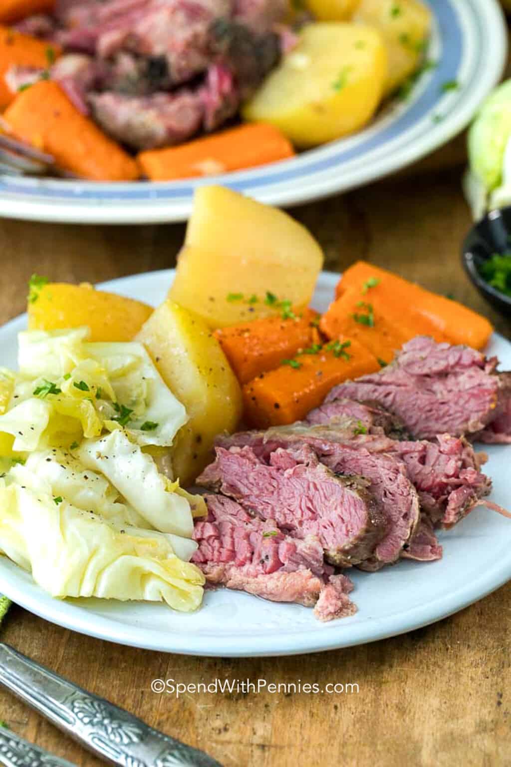 Corned Beef and Cabbage Slow Cooker Recipe Spend With Pennies