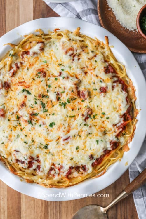 Spaghetti Pie Spend With Pennies