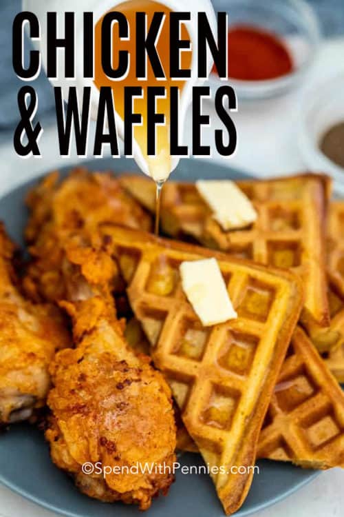 Fried Chicken and Waffles {Southern Classic} Spend With Pennies
