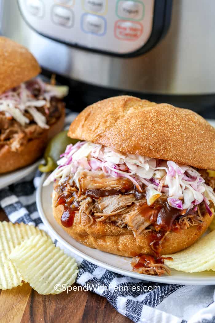 Instant Pot Pulled Pork Sandwiches Recipe