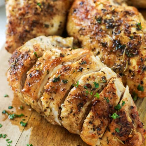 Roasted Split Chicken Breast {5 Simple Ingredients!} Spend With Pennies