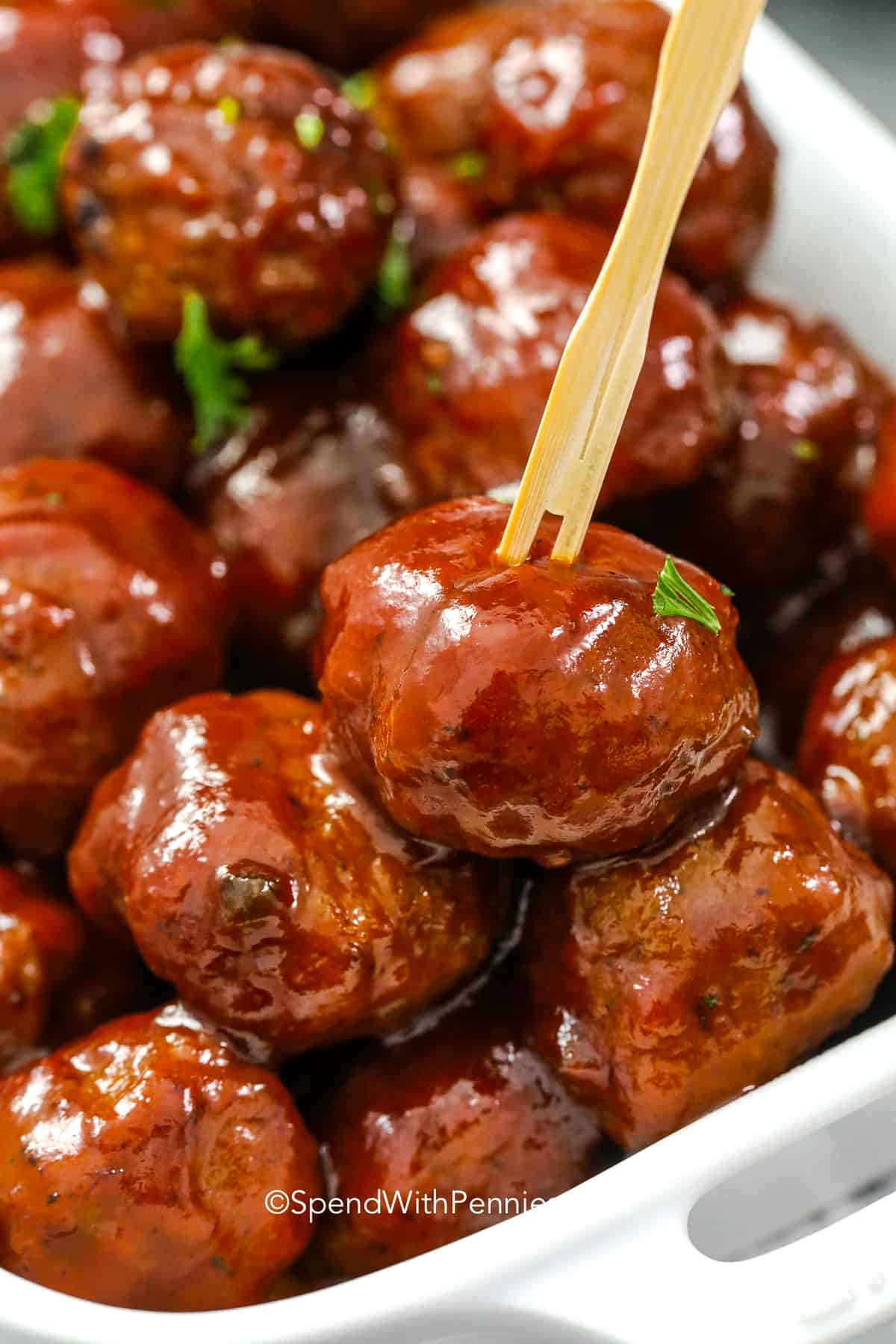 Grape Jelly Meatballs Spend With Pennies