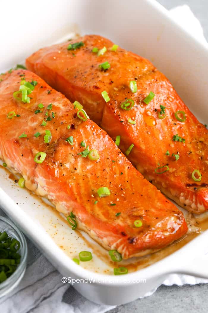 Baked Salmon Fillets - Spend With Pennies