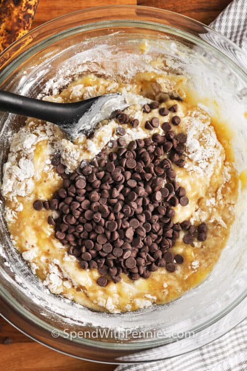 Banana Chocolate Chip Muffins {Quick & Easy!} Spend With Pennies