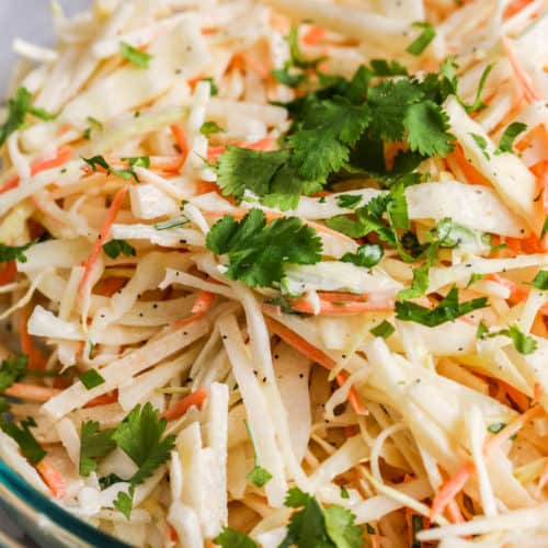Cilantro Jicama Slaw {With a Creamy Dressing!} Spend With Pennies