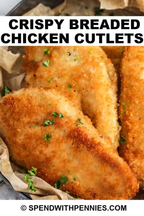 Crispy Chicken Cutlets {Ready in 30 Mins!} Spend With Pennies