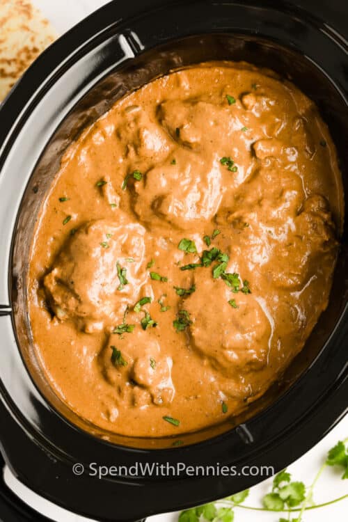 Slow Cooker Butter Chicken {With Fresh Spices!} Spend With Pennies