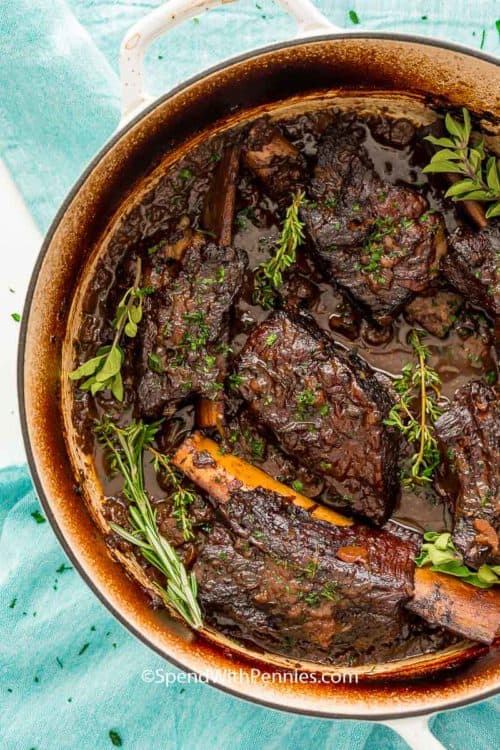Market Style Short Ribs Braised Beef Short Ribs {Juicy & Tender} - Spend With Pennies