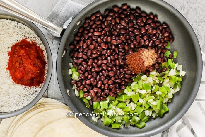 Bean Burritos ingredients
