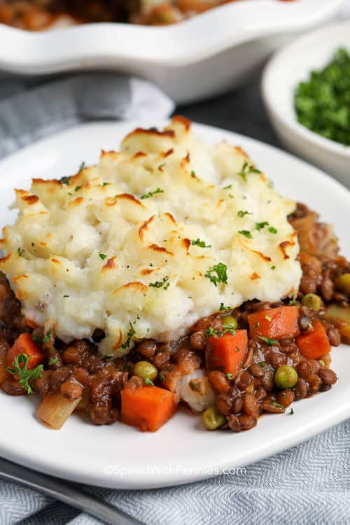 Easy Lentil Shepherds Pie (vegetarisch) IWOFR
