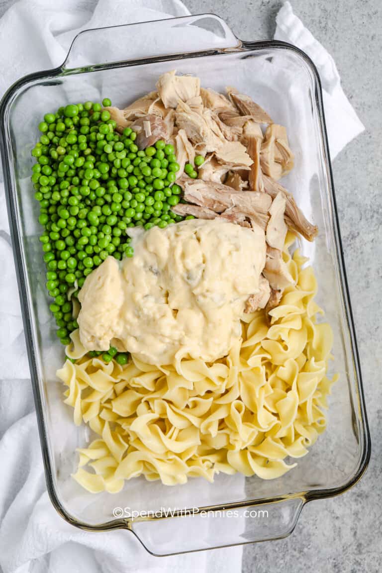Easy Chicken Noodle Casserole Spend With Pennies