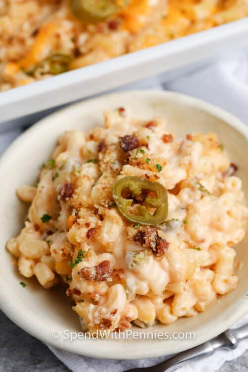 Baked Jalapeño Mac & Cheese Spend With Pennies