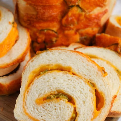 Jalapeno Cheddar Bread {Easy Yeast Bread!} Spend With Pennies