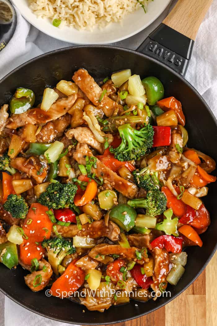 Pork Stir Fry (with an easy Homemade Sauce) - Spend With Pennies