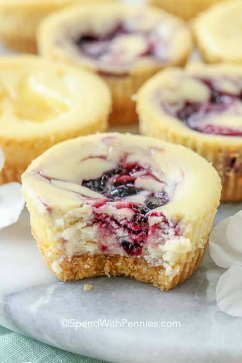Easy Cheesecake Bites {3 Delicious Flavors!} Spend With Pennies