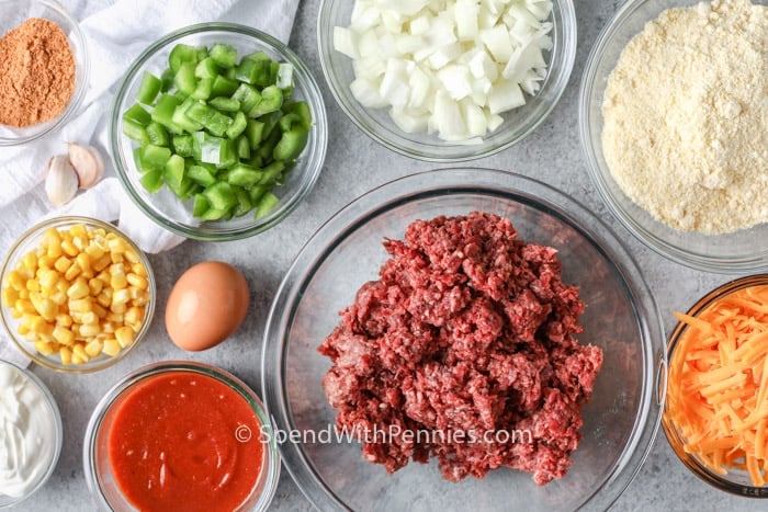 ingredients to make Tamale Pie