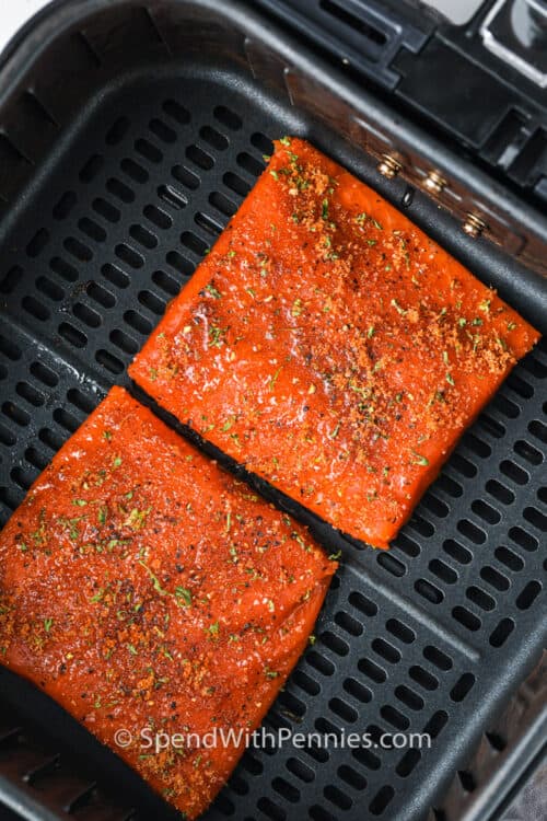 Air Fryer Lachs Geben Sie nur ein paar Cent aus Karinokada