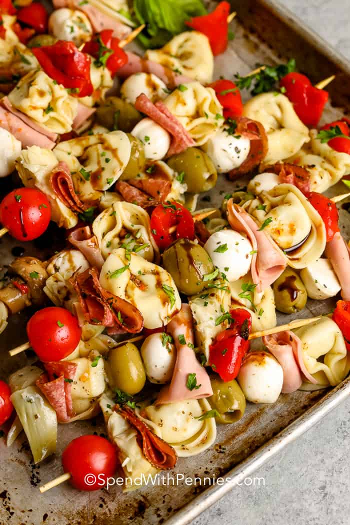 Easy Antipasto (So Pennies Skewers - Spend Make!) to With