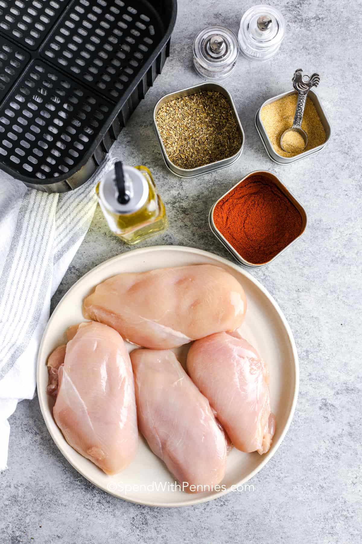 The Best Air Fryer Chicken Breast (Tender and Juicy!)