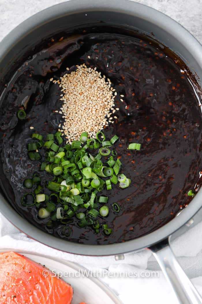 glaze to put on Teriyaki Salmon