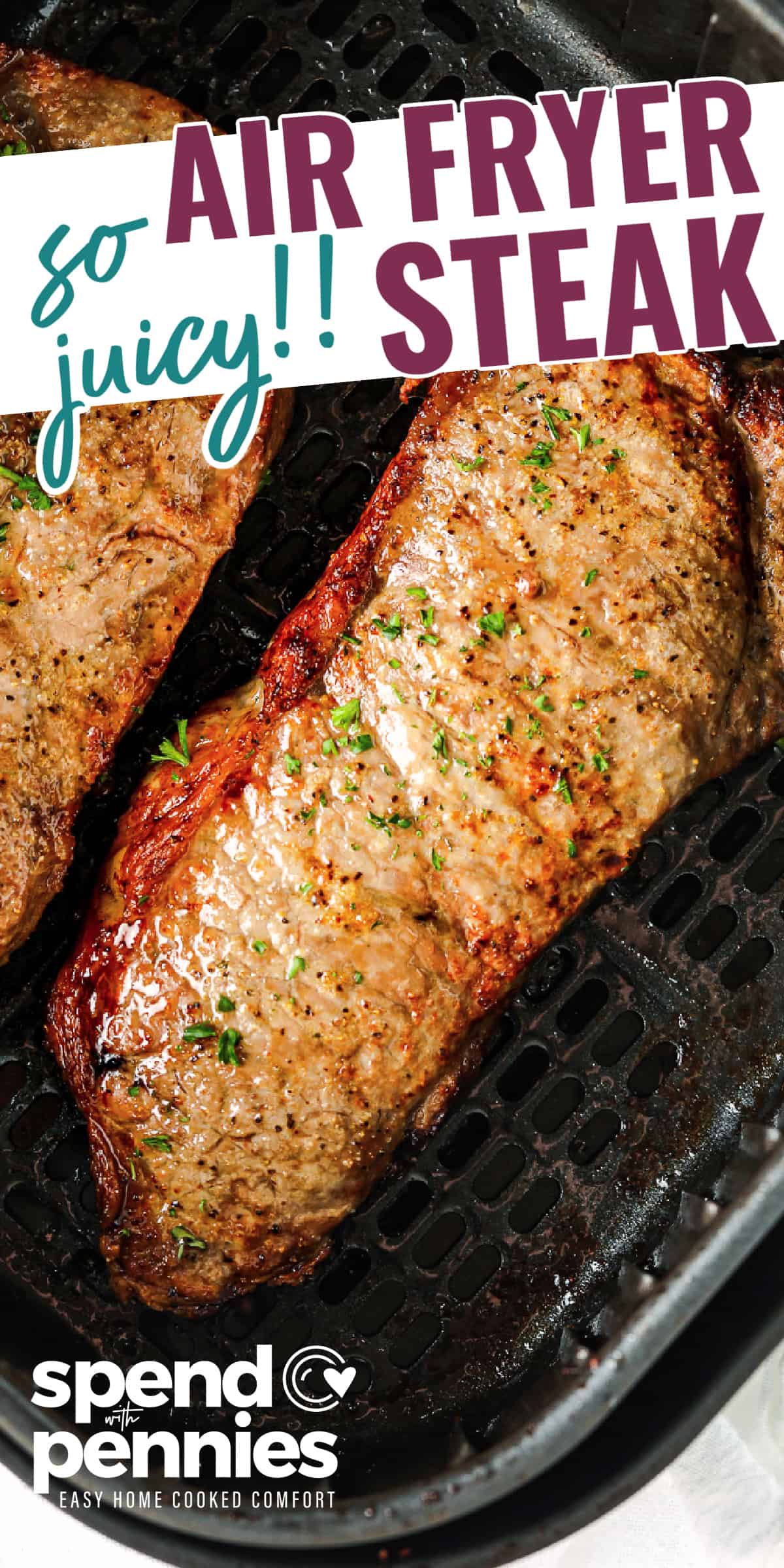 Air Fryer Steak (Tender and Juicy) Spend With Pennies
