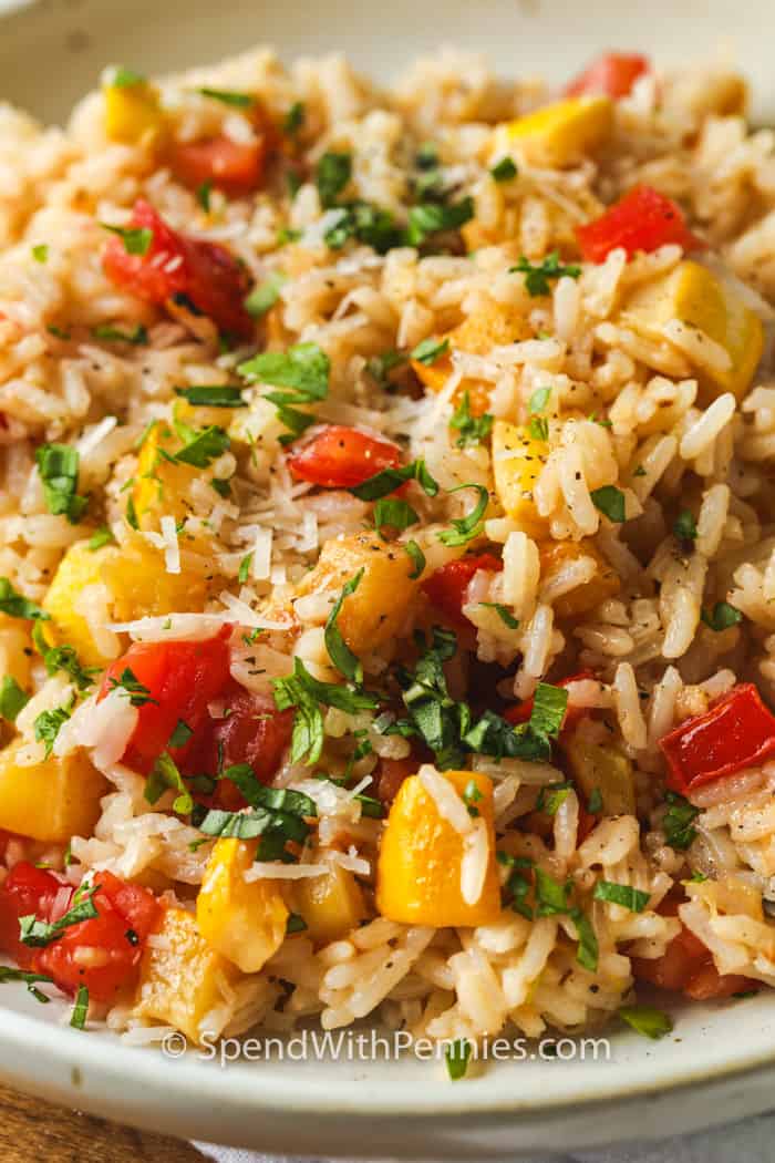 Summer Squash Rice-image