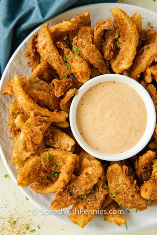 Blooming Onion Bites with Dipping Sauce Spend With Pennies