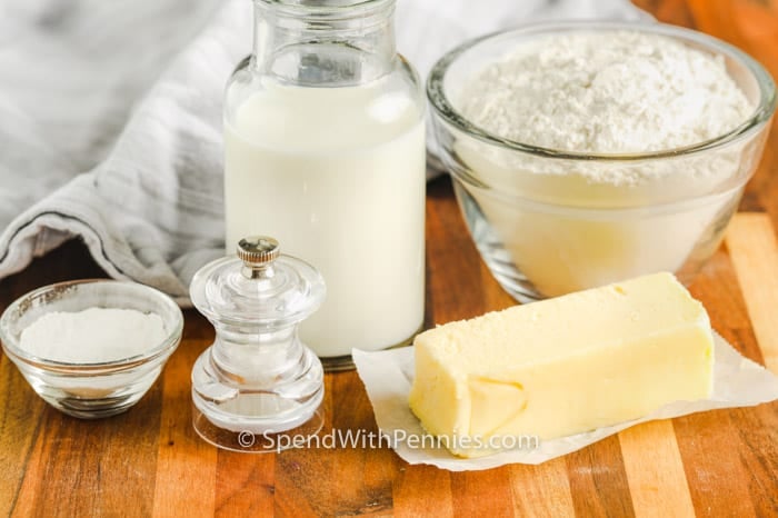 ingredients to make Easy Drop Biscuits