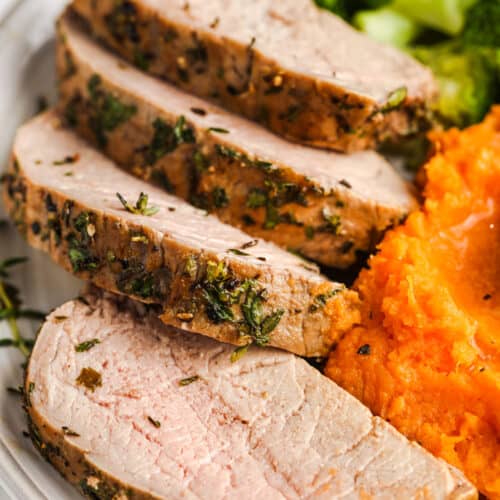 Herb Crusted Pork Tenderloin (So Juicy & Tender!) Spend With Pennies