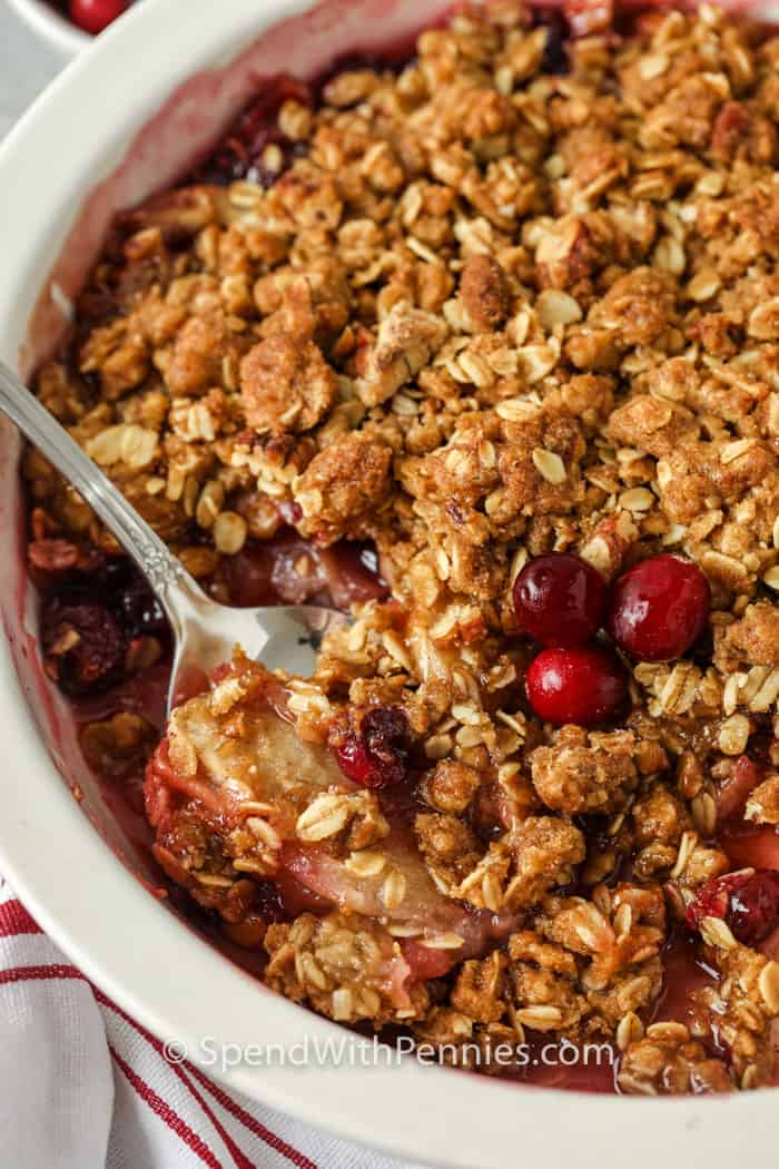 Cranberry Apple Crisp