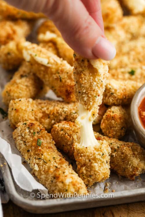 Air Fryer Mozzarella Sticks Spend With Pennies