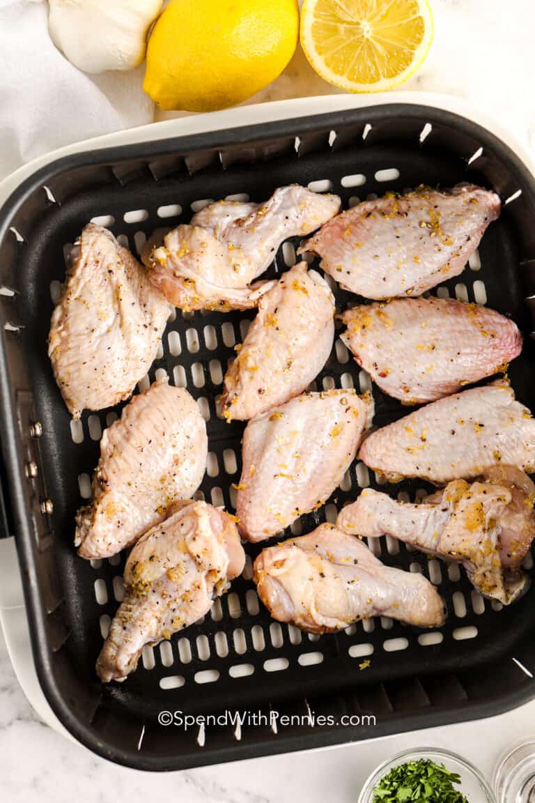 Lemon Pepper Wings (oven or air fryer) Be Yourself, Feel Inspired