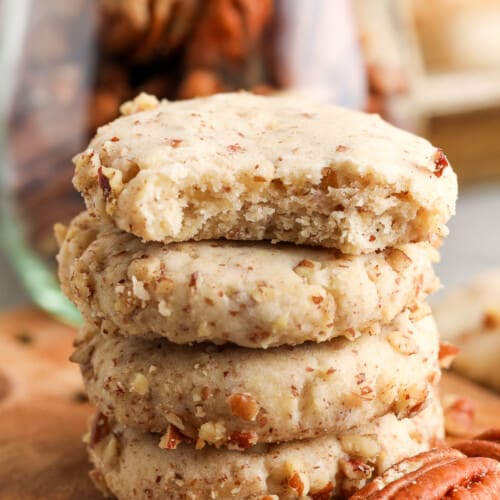 Pecan sandies spend with pennies