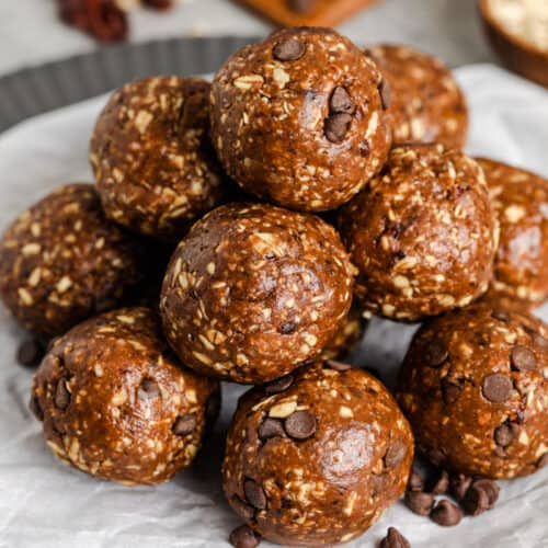 plated Chocolate Energy Balls