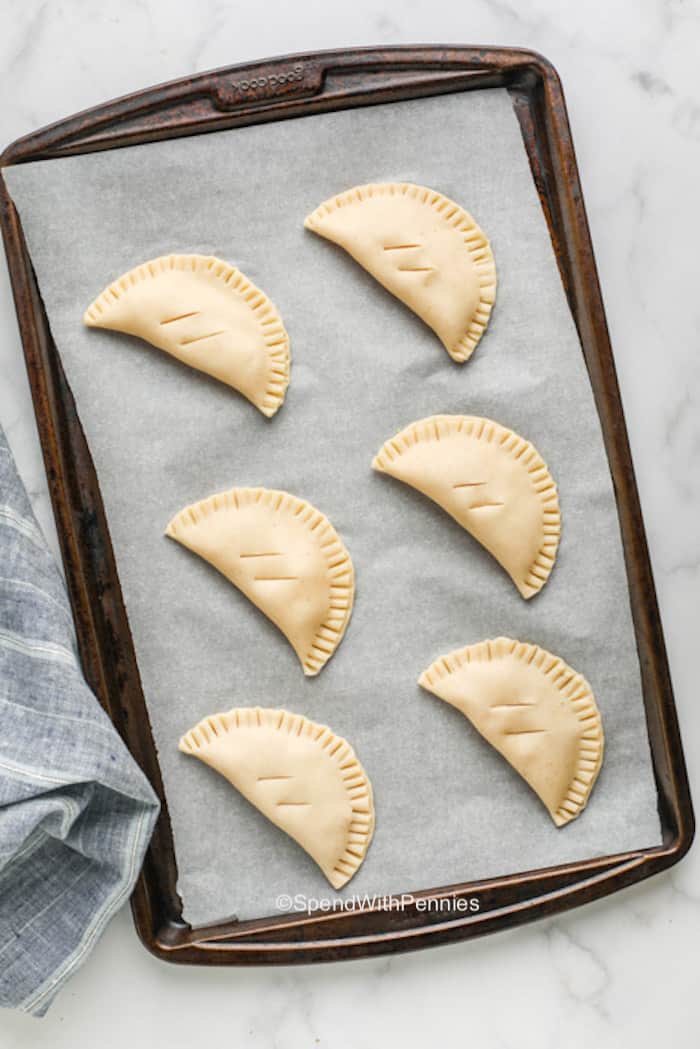 Hand pies unbaked