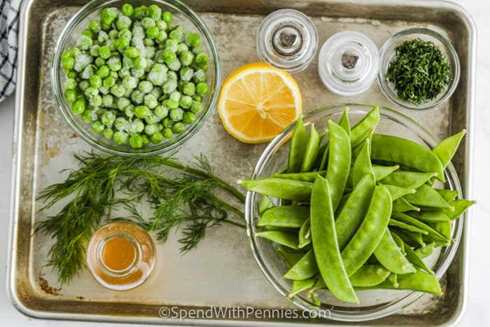 ingredients to make Butter Peas