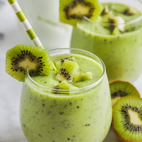 Green Kiwi Smoothie Spend With Pennies