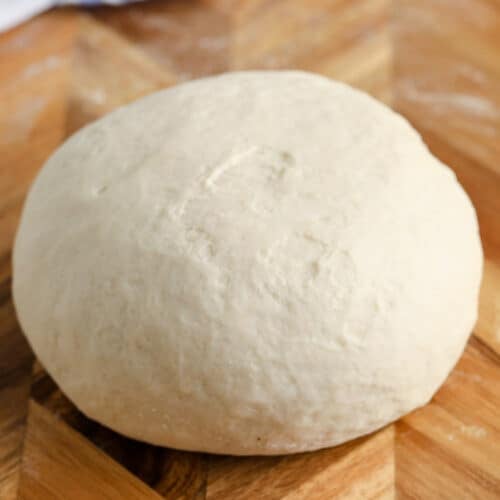 a ball of pizza dough