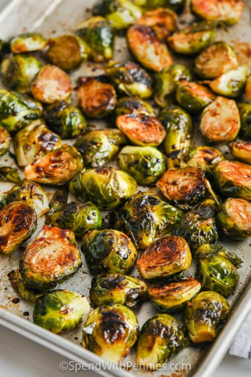 Roasted Balsamic Brussels Sprouts