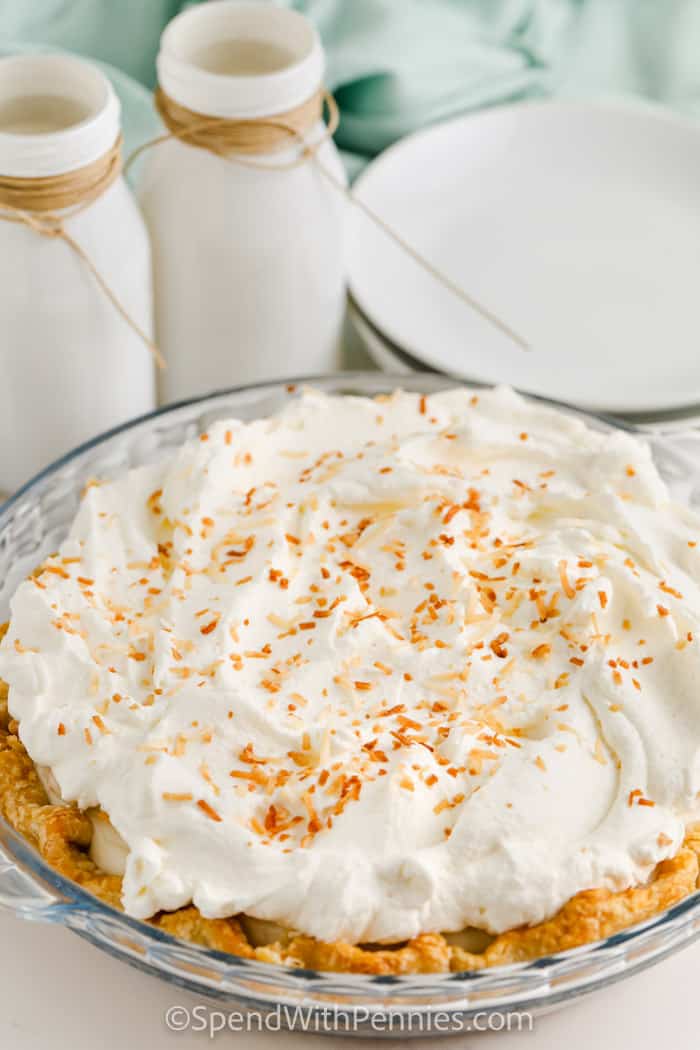 Homemade Coconut Cream Pie-image