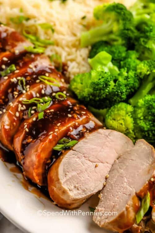 Teriyaki Pork Tenderloin (Quick Cook Time) Spend With Pennies