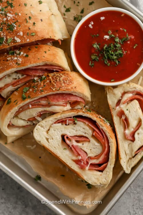 Easy Pepperoni Roll Spend With Pennies