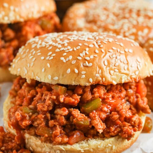 plated Turkey Sloppy Joes