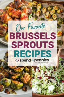 A collage of Brussels Sprouts Recipes