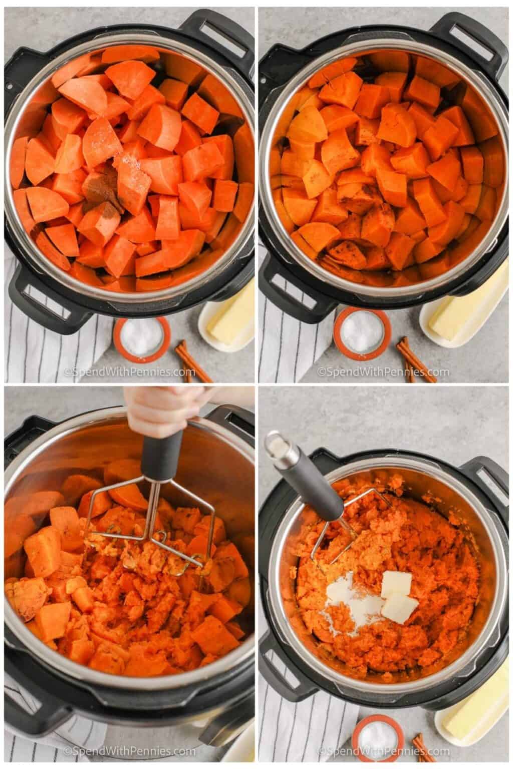 Instant Pot Mashed Sweet Potatoes Spend With Pennies